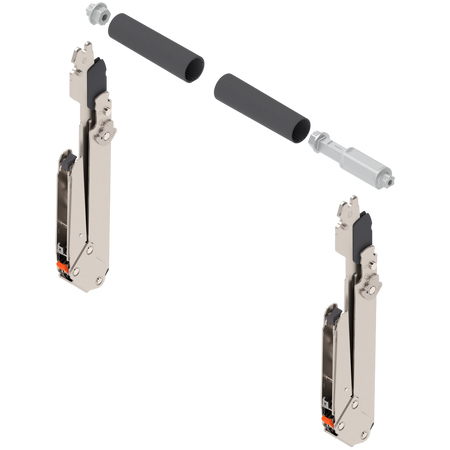 AVENTOS HL top do frontów nad korpusem, podnośnik (zestaw), wys. korpusu=340-389 mm, symetryczny