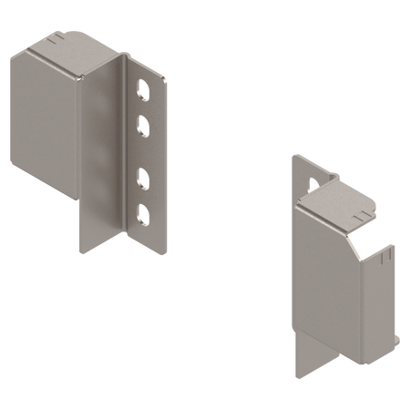 TANDEMBOX plus/antaro uchwyt relingu (tylny), uniwersalnie mocowany, regulowany reling, na wkręty, prawy+lewy