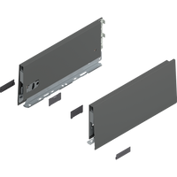 Bok MERIVOBOX, wysokość K (129 mm), dł.=300 mm, lewy/prawy