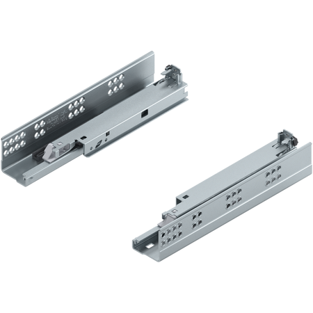 TANDEM Zintegrowany BLUMOTION Pełny wysuw, Prowadnica, 30 kg, dł.=250 mm, do Grubość płyty 17-19 mm, wymaga sprzęgła, lewa/prawa