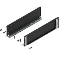 Bok szuflady LEGRABOX (za korpusem), wysokość C (177 mm), dł.=650 mm, lewy/prawy, do LEGRABOX pure
