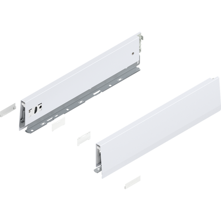 Bok MERIVOBOX, wysokość M (91 mm), dł.=400 mm, lewy/prawy