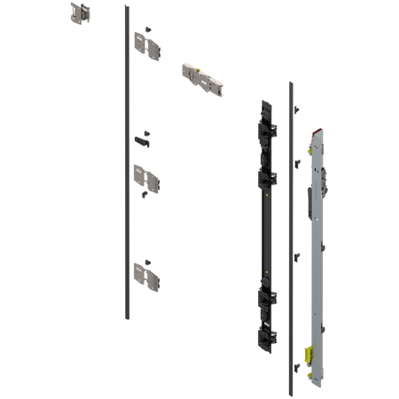 REVEGO duo, Listwa synchronizacyjna zawiasów Zestaw, do Wysokość kieszeni 1357–1506 mm, p.