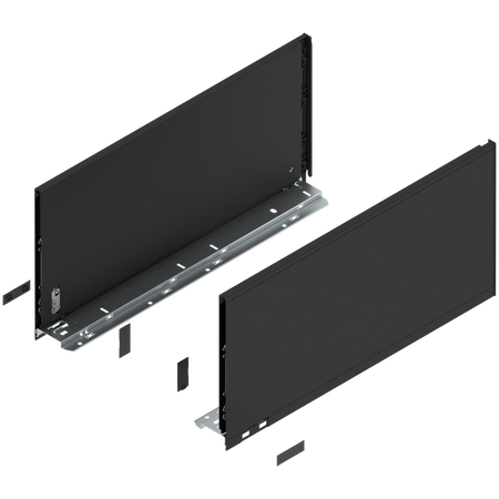 Bok szuflady LEGRABOX, wysokość F (241 mm), dł.=500 mm, lewy/prawy, do LEGRABOX pure