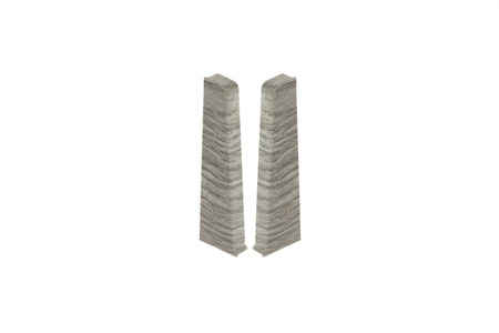 Zaślepki para do listwy przypodłogowej Hi Line 23,4x75mm 1kpl=2szt(L+P) Cezar Sosna Ciemna Agas Matowe