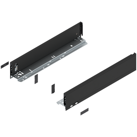 Bok LEGRABOX, wysokość M (90.5 mm), dł.=450 mm, lewy/prawy, do LEGRABOX pure