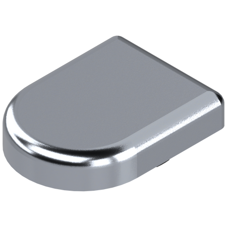 Zawias do drzwi szklanych-zaślepka puszki, w formie-D