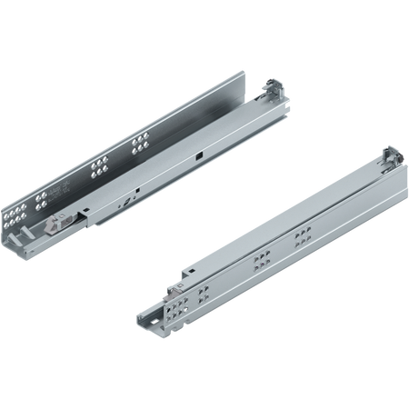 TANDEM Zintegrowany BLUMOTION Pełny wysuw, Prowadnica, 30 kg, dł.=400 mm, do Grubość płyty 17-19 mm, wymaga sprzęgła, lewa/prawa