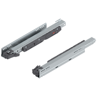 Prowadnica korpusu LEGRABOX Zint. BLUMOTION / odpowiedni do TOB / odpowiedni do SERVO-DRIVE, pełny wysuw, 40 kg, dł.=400 mm, lewa/prawa