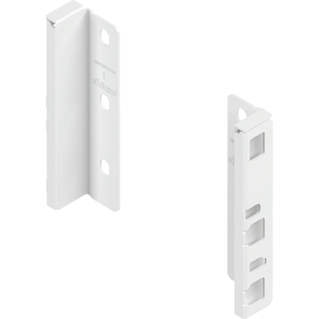 Uchwyt drewnianej ścianki tylnej MERIVOBOX, wys. K (146 mm), prawy+lewy