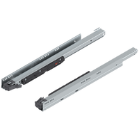 Prowadnica korpusu LEGRABOX Zint. BLUMOTION / odpowiedni do TOB / odpowiedni do SERVO-DRIVE, pełny wysuw, 70 kg, dł.=650 mm, lewa/prawa