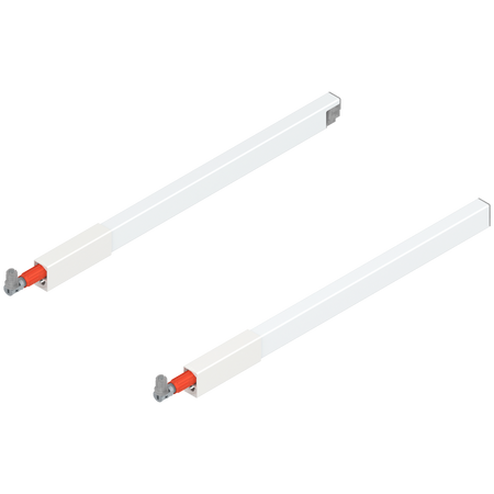 Reling podłużny TANDEMBOX  (górny), do szuflady z wysokim frontem, dł.=400 mm, lewy/prawy, do TANDEMBOX antaro