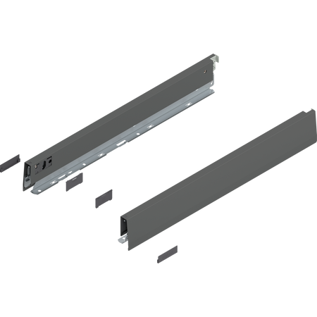 Bok MERIVOBOX, wysokość N (68.5 mm), dł.=500 mm, lewy/prawy