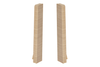 Zaślepki para do listwy przypodłogowej MASTERLINE 13x80mm 1kpl=2szt(L+P) Cezar Siena Matowe