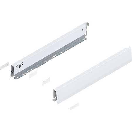 Bok MERIVOBOX, wysokość N (68.5 mm), dł.=450 mm, lewy/prawy
