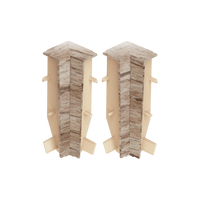 Narożnik wewn. do listwy przypodłogowej MASTERLINE 15x60mm 1kpl=2szt Cezar Pacyfik Matowe