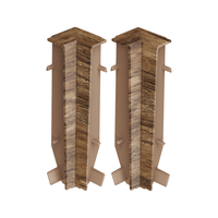 Narożnik wewn. do listwy przypodłogowej MASTERLINE 13x80mm 1kpl=2szt Cezar Vincenza Matowe