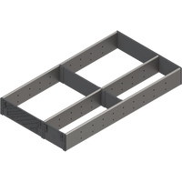 ORGA-LINE wkład z przegródkami (częściowe wypełnienie), do szuflady standardowej TANDEMBOX, dł. NL=550 mm, szer. korpusu KB=400 mm, szer.=291 mm