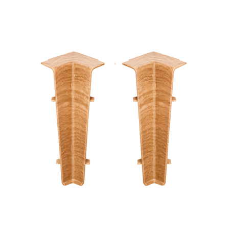 Narożnik wewn. do listwy przypodłogowej Hi Line 23,4x75mm 1kpl=2szt Cezar Dąb Dublin Matowe