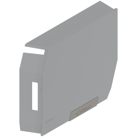 AVENTOS HK-S do małych frontów uchylnych, Zaślepka siłownika, z zamontowaną małą zaślepką, praw.