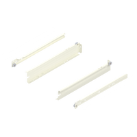 METABOX bok N (54 mm), Częściowy wysuw, 25 kg, dł.=350 mm, wersja na wcisk, lewy/prawy