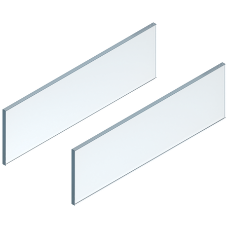 LEGRABOX element dekoracyjny - bok, wysokość C (138 mm), dł.=550 mm, Szkło, 2 szt. w kpl. , do LEGRABOX free