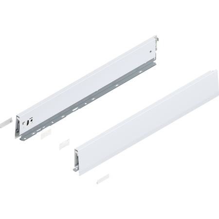 Bok MERIVOBOX, wysokość M (91 mm), dł.=600 mm, lewy/prawy