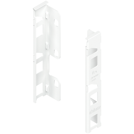 Uchwyt drewnianej ścianki tylnej LEGRABOX, wys. K (144 mm), prawy+lewy