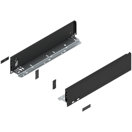 Bok LEGRABOX, wysokość M (90.5 mm), dł.=400 mm, lewy/prawy, do LEGRABOX pure