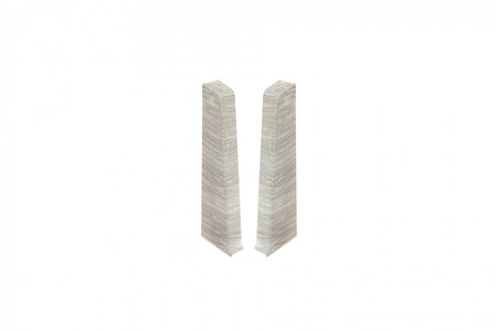 Zaślepki para do listwy przypodłogowej Hi Line 23,4x75mm 1kpl=2szt(L+P) Cezar Jesion Santiago Matowe