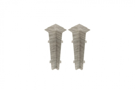 Narożnik wewn. do listwy przypodłogowej Hi Line 23,4x75mm 1kpl=2szt Cezar Sosna Ciemna Agas Matowe