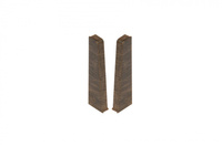 Zaślepki para do listwy przypodłogowej Hi Line 23,4x75mm 1kpl=2szt(L+P) Cezar Dąb Leonardo Matowe