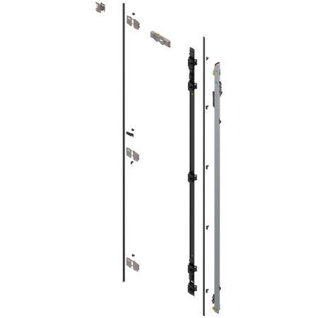 REVEGO duo, Listwa synchronizacyjna zawiasów Zestaw, do Wysokość kieszeni 2557–2706 mm, p.