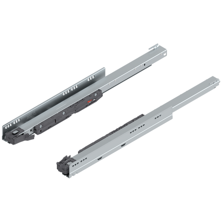 Prowadnica korpusu LEGRABOX Zint. BLUMOTION / odpowiedni do TOB / odpowiedni do SERVO-DRIVE, pełny wysuw, 40 kg, dł.=600 mm, lewa/prawa