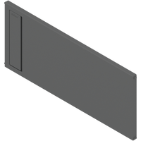 AMBIA-LINE listwa poprzeczna, do LEGRABOX/MERIVOBOX do szuflady z wysokim frontem (ZC7F300RSU), tworzywo