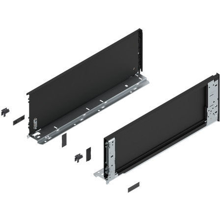 Bok szuflady LEGRABOX (za korpusem), wysokość C (177 mm), dł.=500 mm, lewy/prawy, do LEGRABOX pure