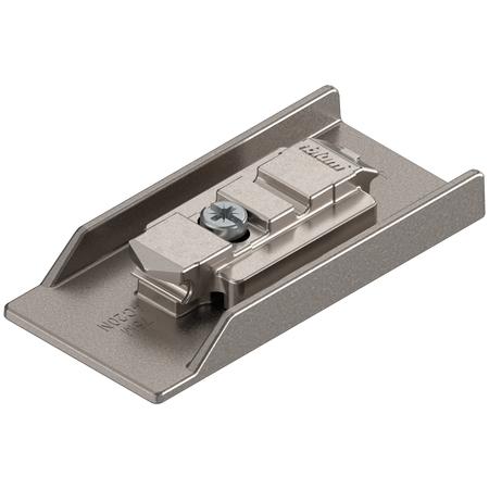 CLIP CRISTALLO-prowadnik, do naklejania, prosty, 0 mm, Cynk, do naklejania