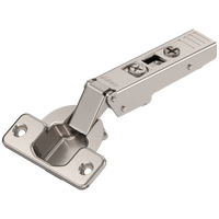 CLIP top zawias standard. 120°,Drzwi nakładane, bez sprężyny, puszka: na wkręty