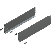 Bok MERIVOBOX, wysokość K (129 mm), dł.=550 mm, lewy/prawy