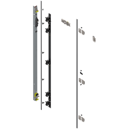 REVEGO duo, Listwa synchronizacyjna zawiasów Zestaw, do Wysokość kieszeni 2107–2256 mm, l.