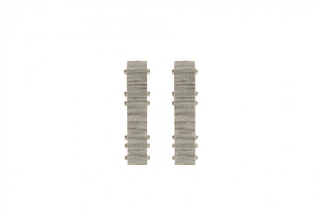 Łącznik listwy do listwy przypodłogowej Hi Line 23,4x75mm 1kpl=2szt Cezar Sosna Ciemna Agas Matowe