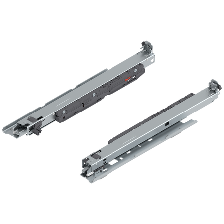 MOVENTO Zint. BLUMOTION / odpowiedni do TOB / odpowiedni do SERVO-DRIVE, pełny wysuw, prowadnica, 40 kg, dł.=400 mm, wymaga sprzęgła, montaż do dna, lewa/prawa