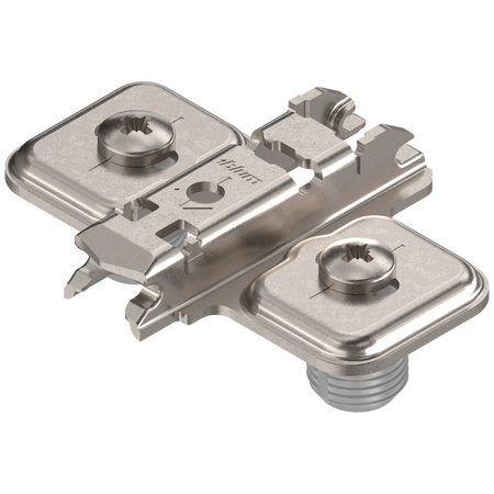 CLIP prowadnik, krzyżakowy, 0 mm, Stal, RW: otwór podłużny