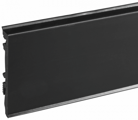 Listwa przypodłogowa PVC MASTERLINE 13x80mm listwa Cezar Czarny RAL9005 Matowe 2,20m