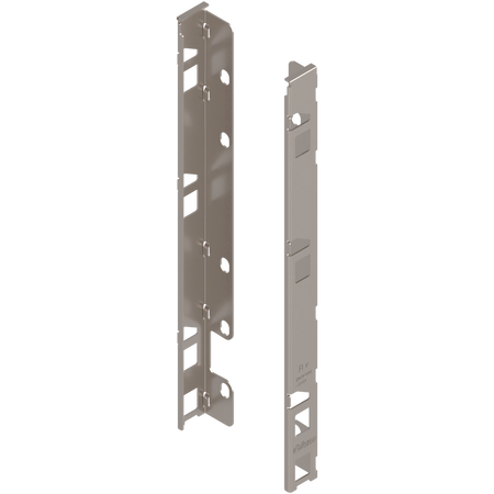 Uchwyt drewnianej ścianki tylnej LEGRABOX, wys. F (257 mm), prawy+lewy