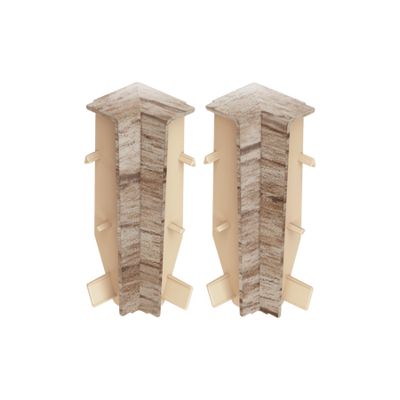 Narożnik wewn. do listwy przypodłogowej MASTERLINE 15x60mm 1kpl=2szt Cezar Pacyfik Matowe