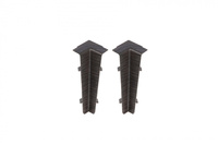 Narożnik wewn. do listwy przypodłogowej Hi Line 23,4x75mm 1kpl=2szt Cezar Wenge Ciemny Matowe