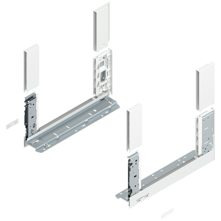 Bok szuflady LEGRABOX, wysokość C (177 mm), dł.=350 mm, lewy/prawy, do LEGRABOX free