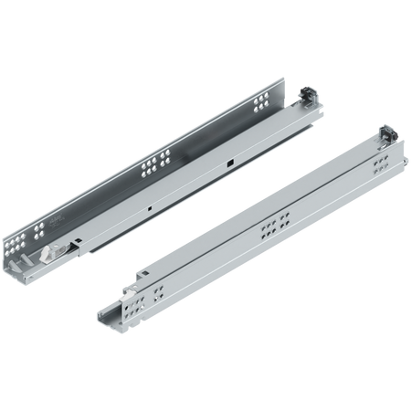 TANDEM TIP-ON Pełny wysuw, Prowadnica, 30 kg, dł.=500 mm, do Grubość płyty 17-19 mm, wymaga sprzęgła, lewa/prawa