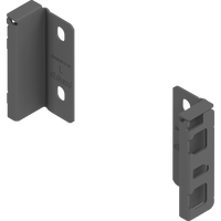 Uchwyt drewnianej ścianki tylnej MERIVOBOX, wys. M (108 mm), prawy+lewy